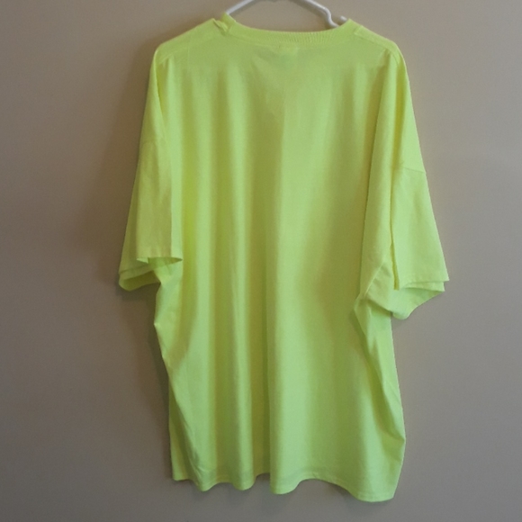 Mens Port co. Neon Yellow Tee.Shirts - Picture 2 of 3